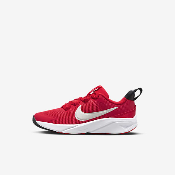 Red nike track shoes clearance